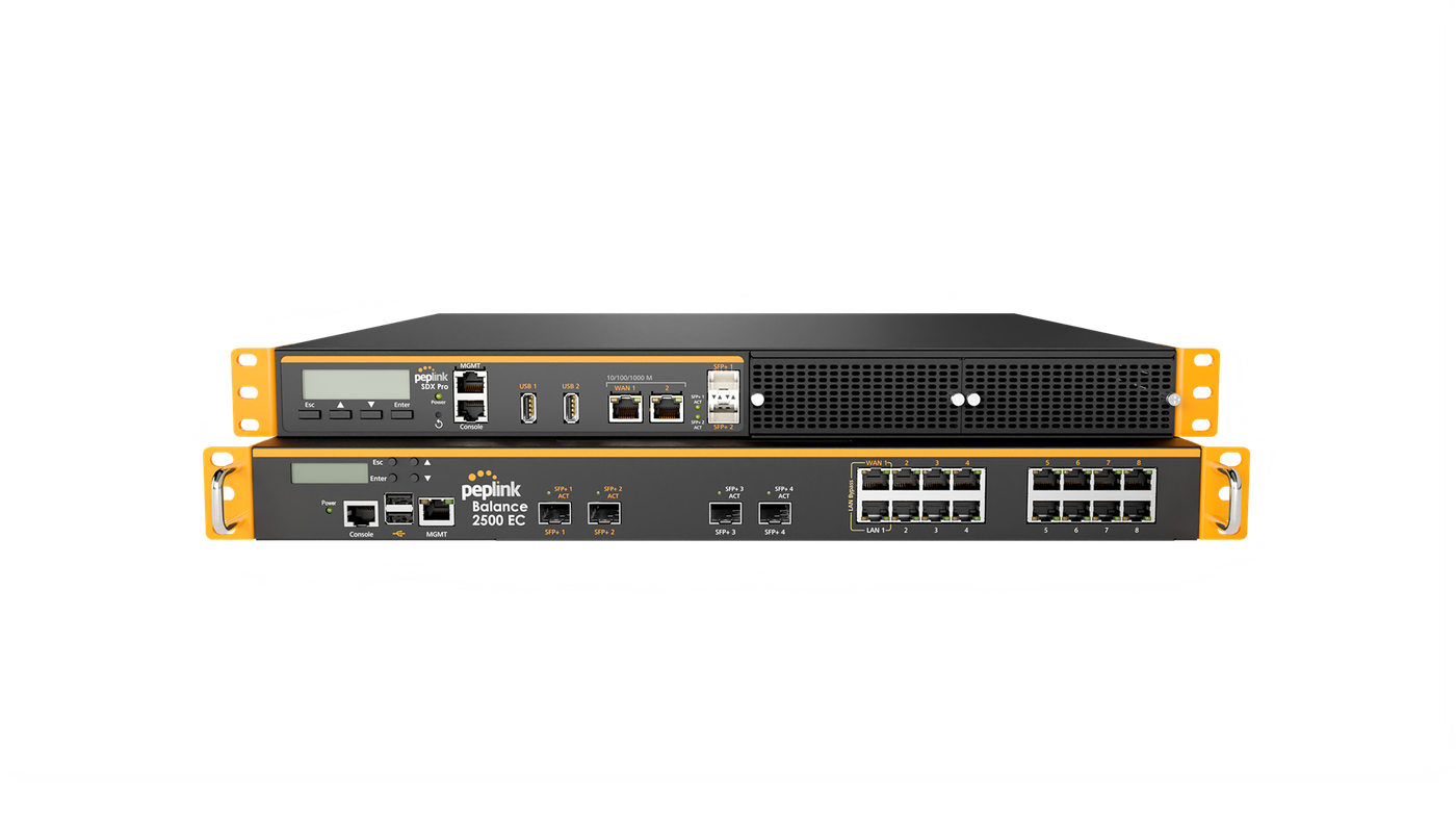 Peplink Balance & SDX enterprise router family