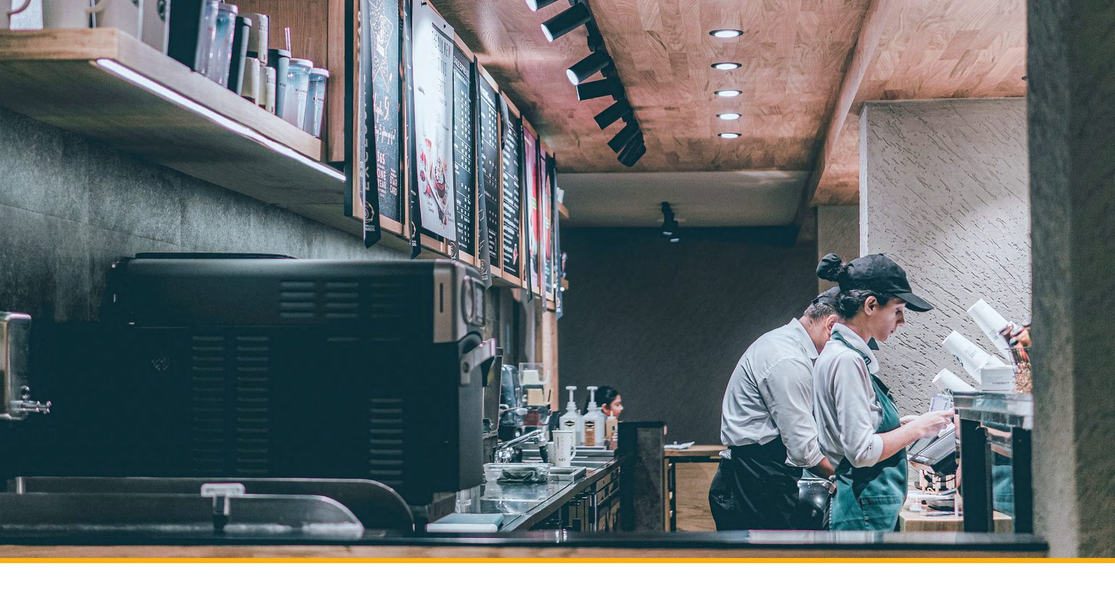 Coffeehouse chain — multi-store estate with Wi-Fi for guests and central InControl management