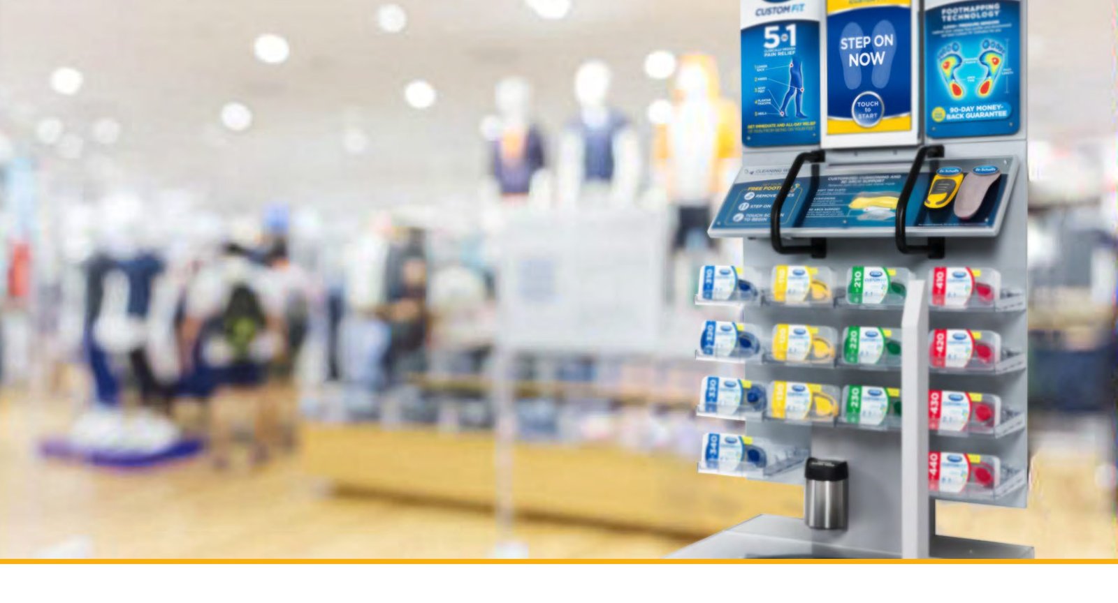Retail kiosk with interactive display — unmanned stations managed centrally via InControl